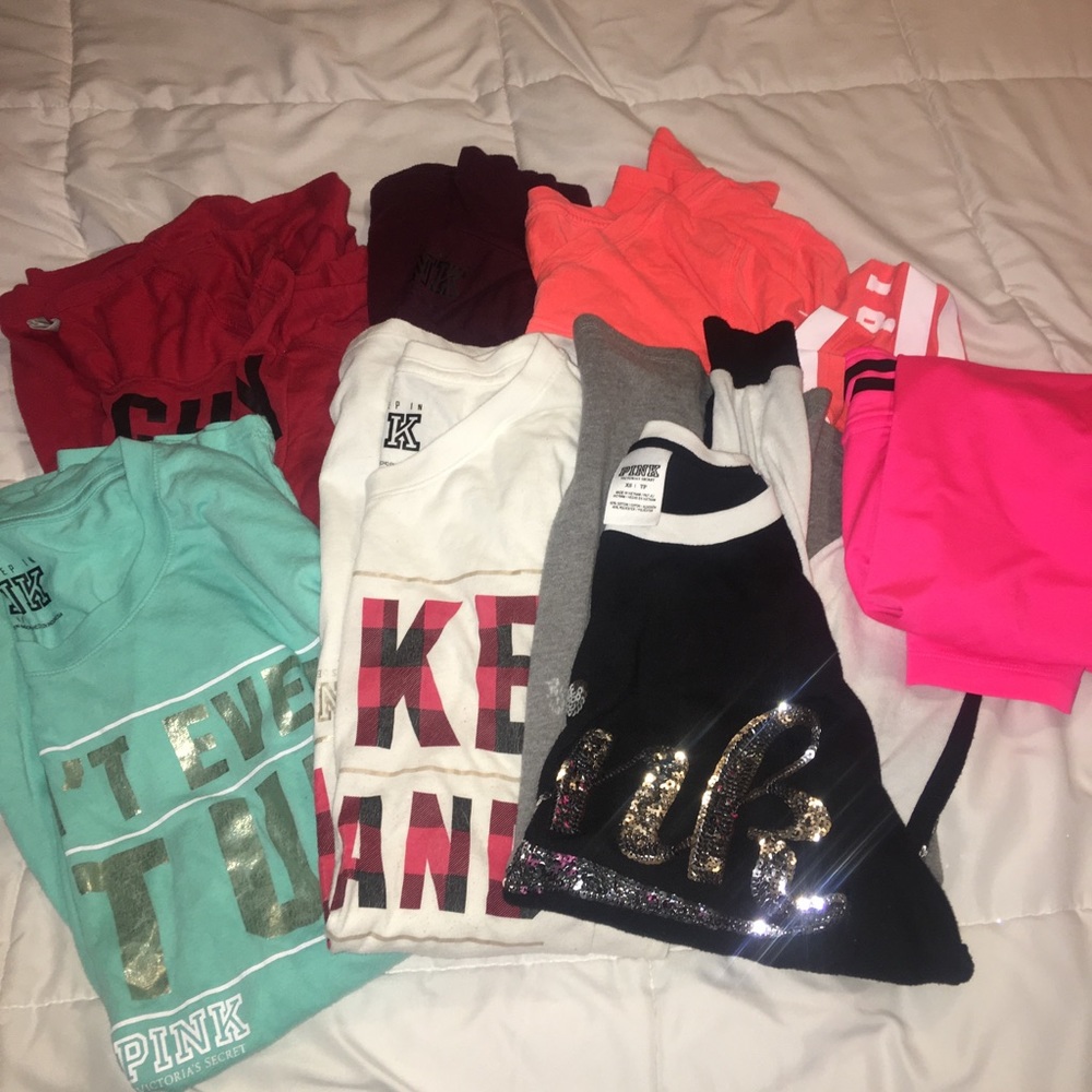 ***SOLD***Gently used “Pink” Pajama Bundle
